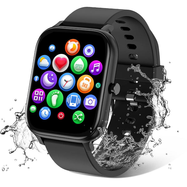 Smart Watch for Men Women Compatible with iPhone Samsung Android Phone 1.69 inch Full Touch Screen